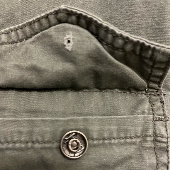 Thread & Supply Green Utility Military Style Cropped Jacket - Picture 6 of 6